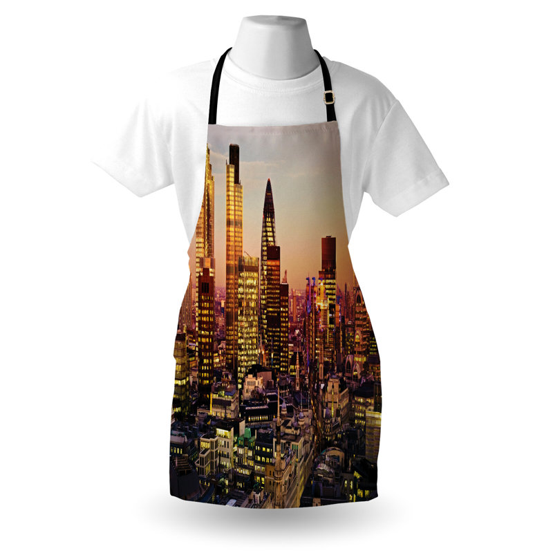 No Pattern Bib Apron