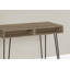 Bureau d'ordinateur, bureau personnel, ordinateur portable, installation à gauche, à droite, tiroirs de rangement, travail, métal noir, contemporain, moderne-133695781