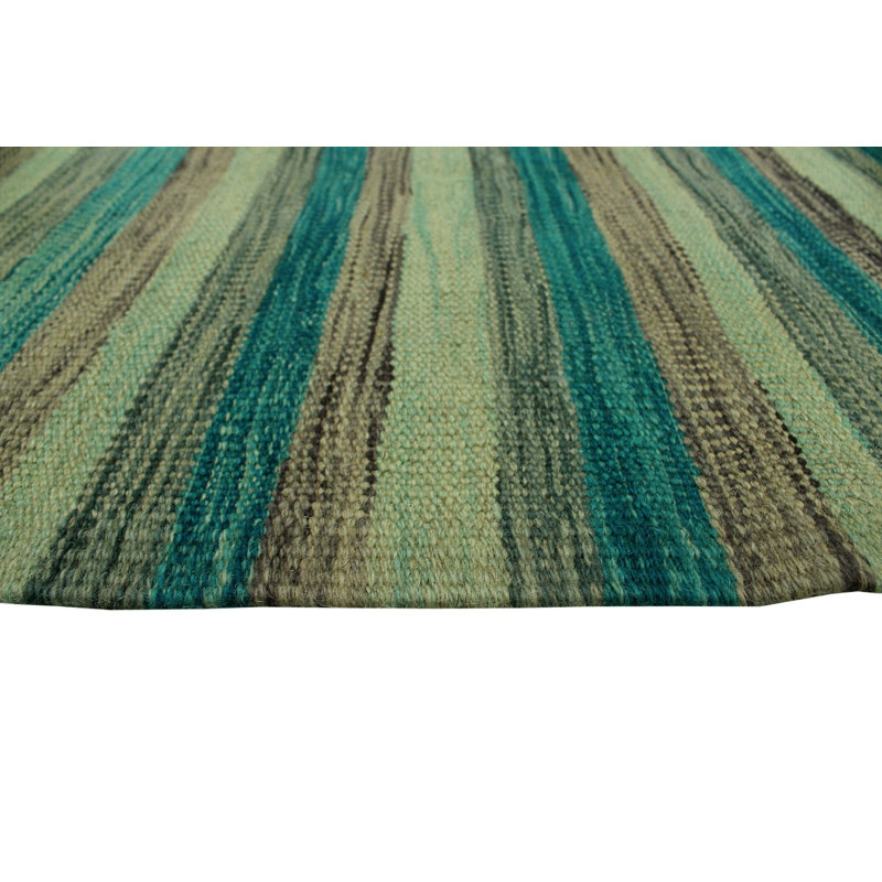 Kilim fabriqué à la main en laine noué à la main de conception unique 8 pi 7 po x 12 pi 1 po Tapis décoratif