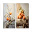 Dreamy Driftwood, abricot, atmosphère, fruits, fruits, ensemble de 2 impressions sur métal-1135758604