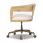 Chaise de bureau Sadie - chêne fumé vieilli