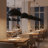 24" Diameter Black Integrated LED Pendant Light