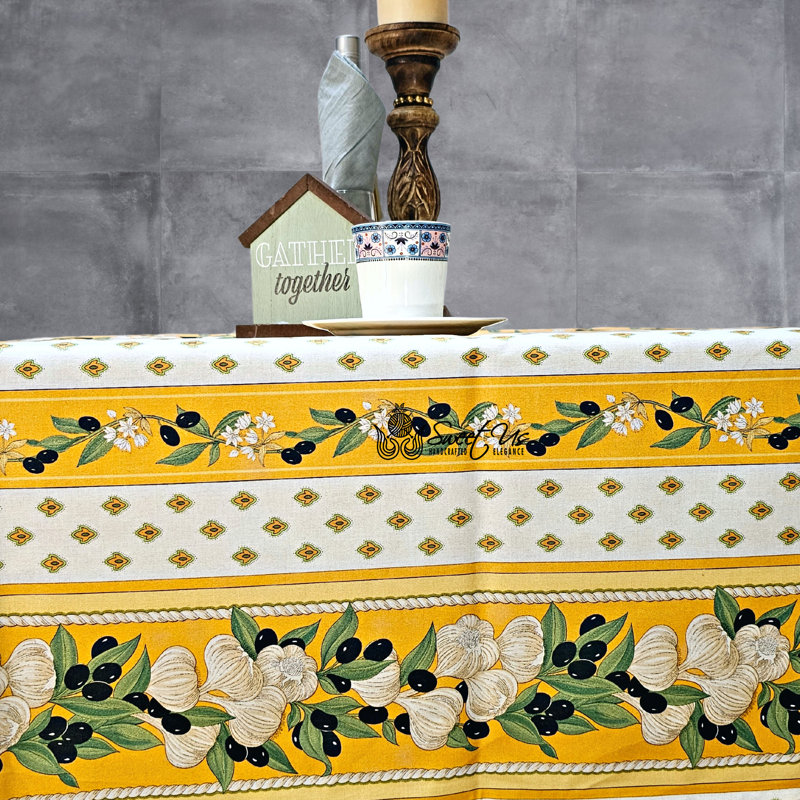 Nappe rectangulaire en coton
