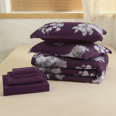 7pieces(full/queen/king) Extra Cozy Comforter Set For All Seasons, Extra Soft Bed In A Bag Set For Student/friends/family, Filled With Cloud-like Fibers , Spring/summer/autumn/winter, Great Gift/home Decor