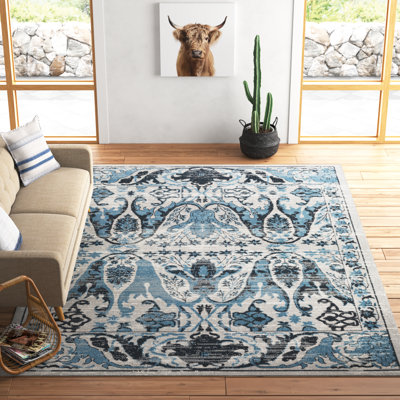 Dickison Washable Oriental Indoor Rug