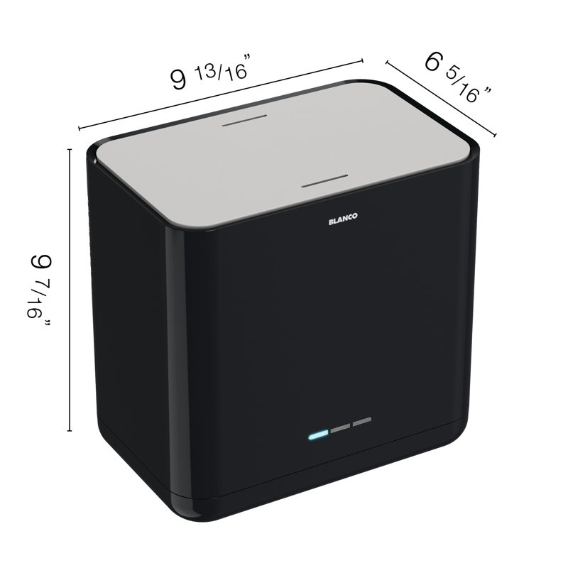 Système de filtration d'eau sous-évier BLANCO AQUA + Robinet de boisson ALTA II Noir mat, Noir mat