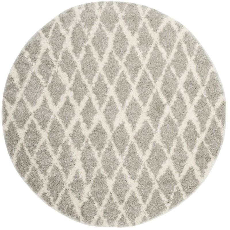McCaysville Argyle Hand Woven Area Rug, Round 155 cm