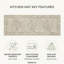 Tapis de couloir de cuisine Boho-1649849569