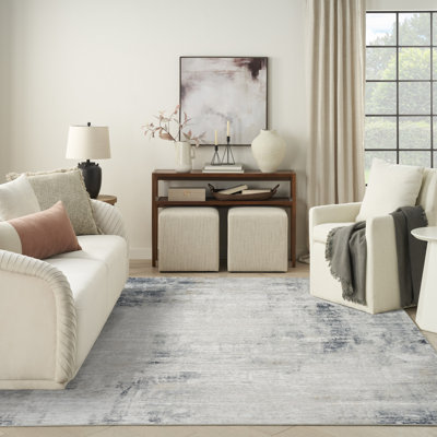 Tapis d'intérieur bleu marine Leuchte