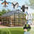 Black 8x16 Ft Aluminum Polycarbonate Walk-in Greenhouse with Easy Assembly, Roof Vent and Lockable Door for Patio, Backyard or Garden
