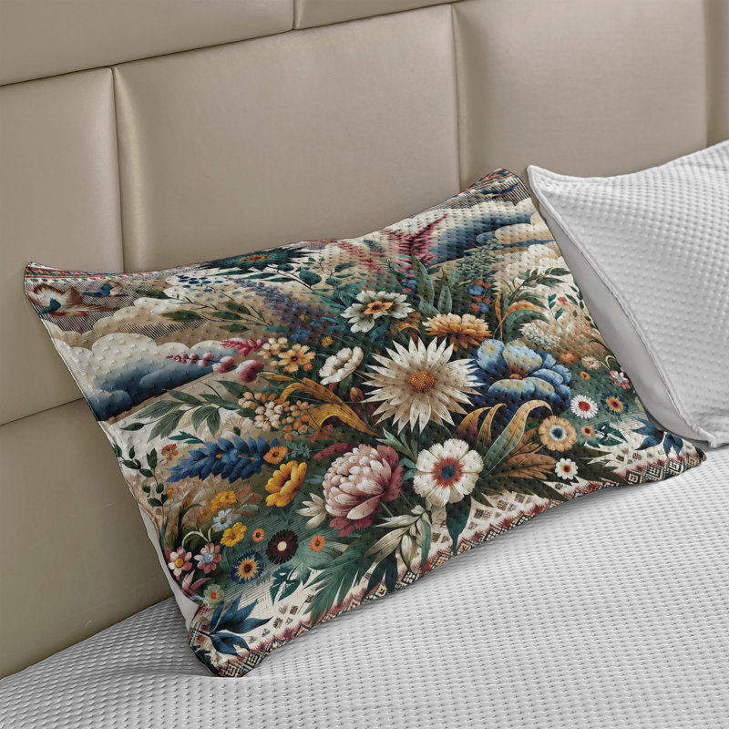 Housse de couette Ambesonne Floral Eucalyptus Western Bloom, H 20 po x l 30 po
