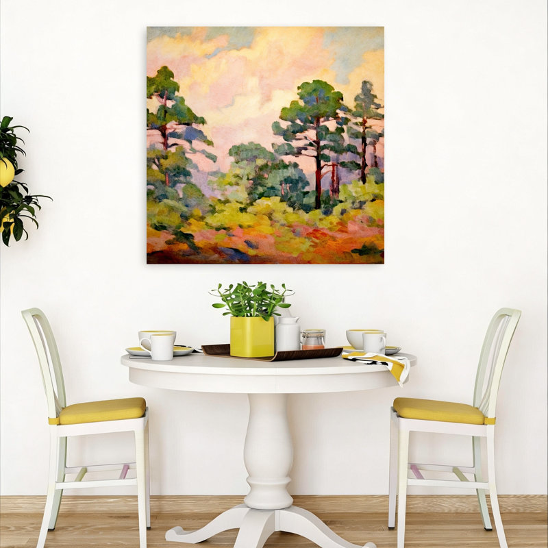 Redwood Forest Abstract Contemporary Wall Art
