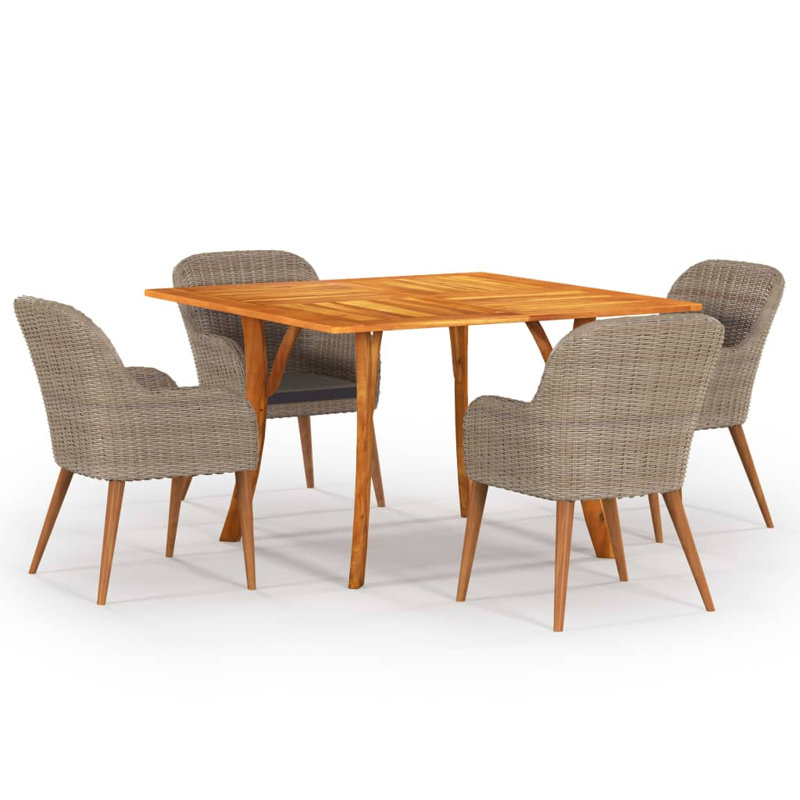 Canapé modulaire avec coussins 13 pièces Patio, gris