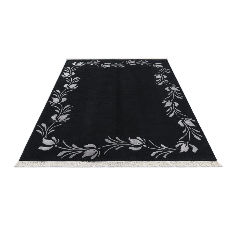Tapis noir Indira