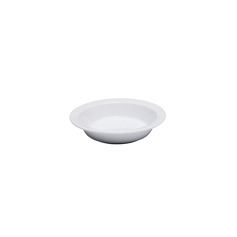 Bright White Ceramic Round Cereal Bowls, Set of 36