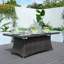 Table de foyer d'extérieur au propane en aluminium Quinnipack