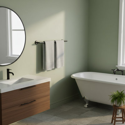 Porte-serviettes de salle de bain mural de 24 pouces, porte-serviettes en acier inoxydable épaissi SUS304