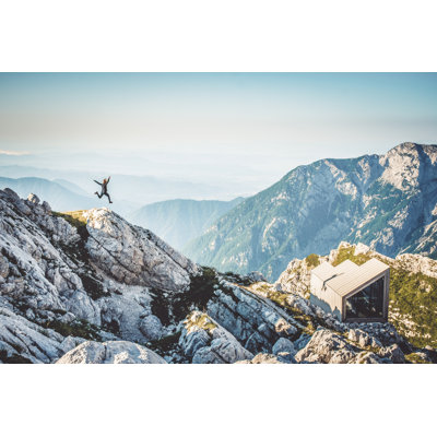 Bivouac Mountain Shelter in European Alps by Ziga Plahutar