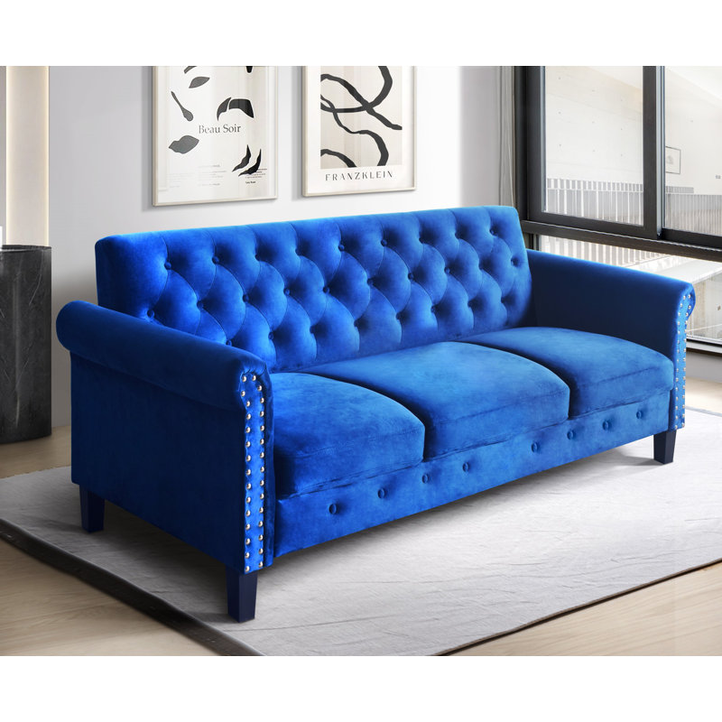 Luevano 79.1'' Velvet Sofa