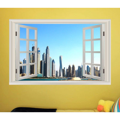 Décalcomanie murale émirats arabes dubai unted