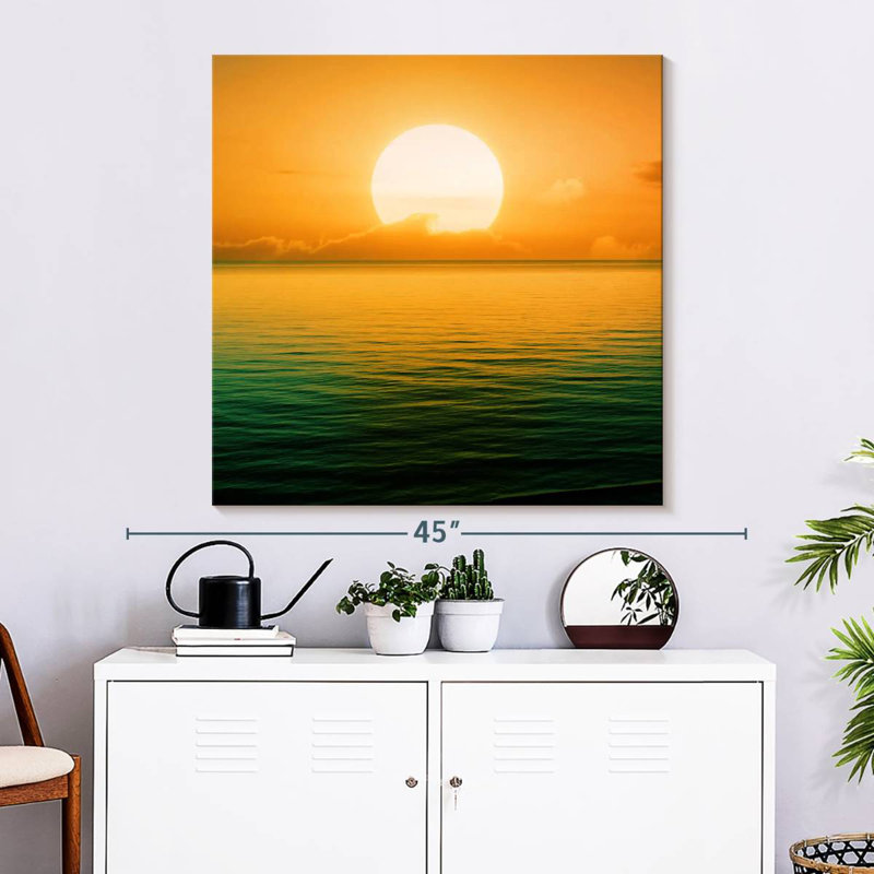 Gillard Sunset Over Sea
