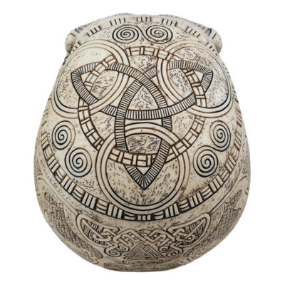 Figurine crâne norse viking Baccarin