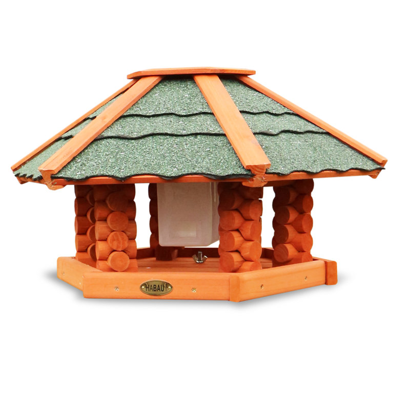 Wood Decorative Bird Feeder