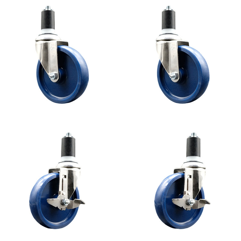 Ensemble de roulettes extensibles en poly 316