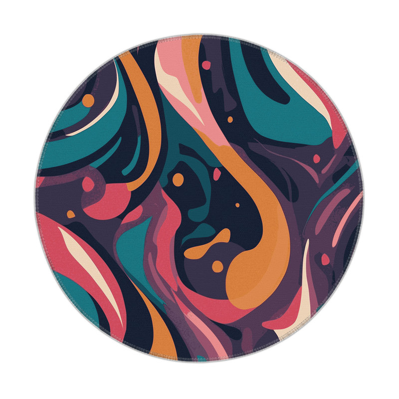 Aurora Nexus Indoor And Outdoor Area Rug, Round 5'