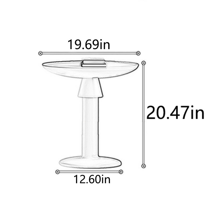 Advanced creative design simple round tea table