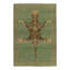 Distressed Homage Hand Knotted Wool Animal Print Area Rug-875186362