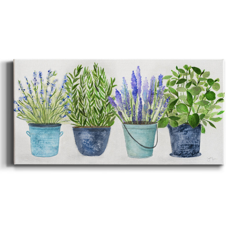Collection Fresh Herb - impression sur toile tendue, H 16 po x l 8 po x P 1 po