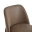 Ensemble de 2 chaises de cuisine modernes en similicuir l 20,3 po avec pieds en bois massif faciles à nettoyer-133713603