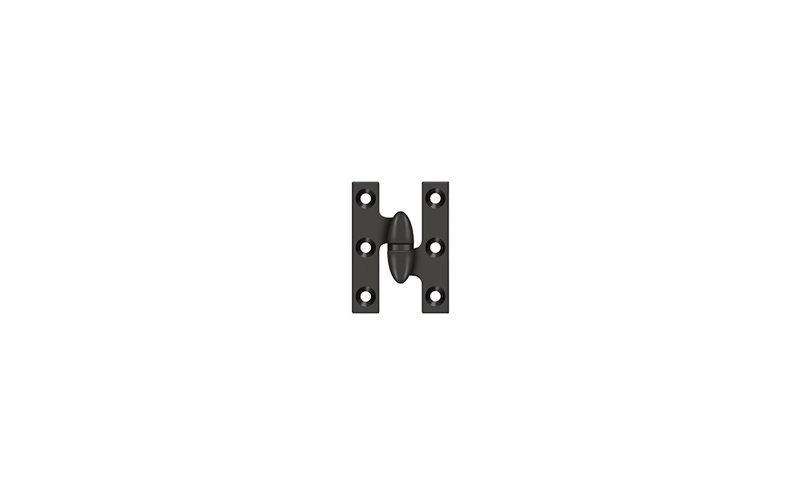 152.4 in. H x 101.6 in. W Butt Bearing Door Hinge, Oil Rubbed Bronze, Right Hand