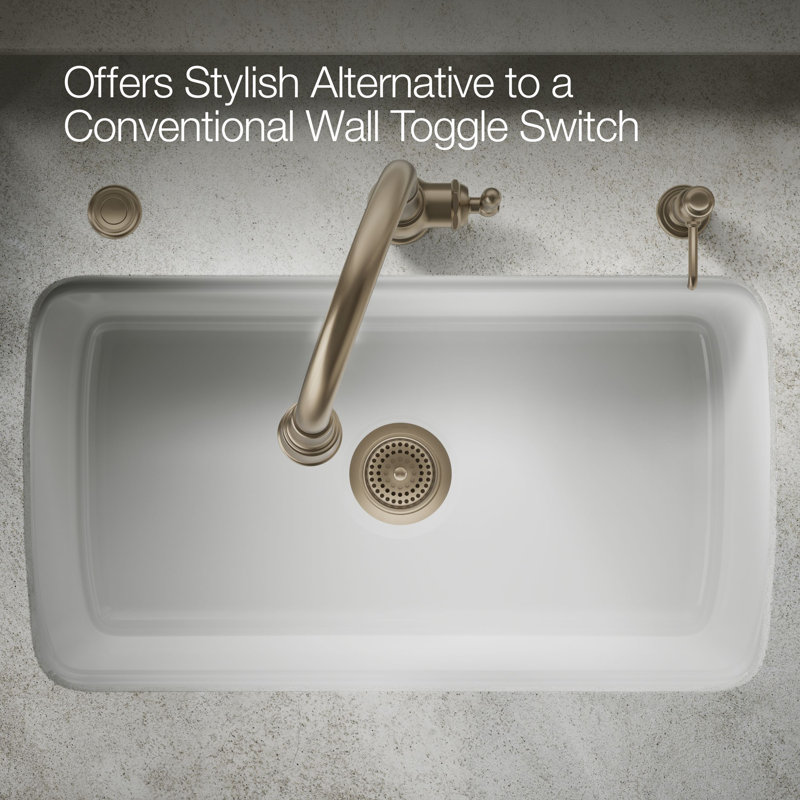 Garbage Disposal Air Switch Kit, Dark Bronze