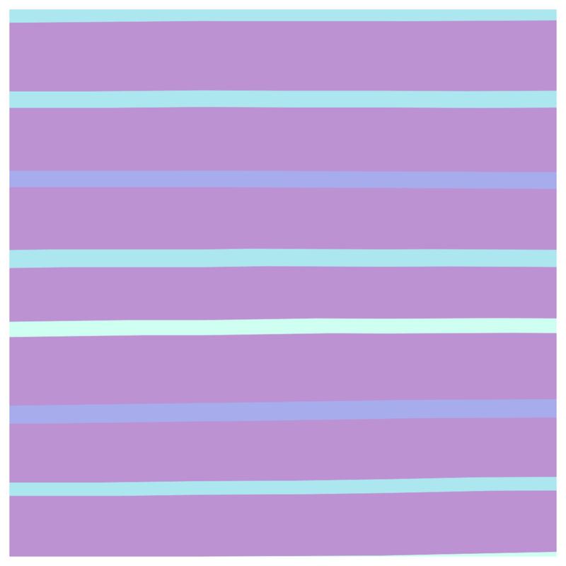 Couvertures mauves à rayures bleues, L 50 po x H 60 po