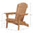 Outdoor Wooden Folding Adirondack Chair Set Of 2 With Pre-Assembled Backrest, Ideal For Garden, Patio, And Poolside Relaxation