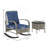 3-Piece Wicker Patio Rocking Chair Set With Side Table-802002601-802002600
