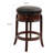 Swivel Upholstered Counter Stool with Solid Wood Frame-69426690