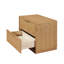 Table de chevet naturelle 2 tiroirs Milano-525089350