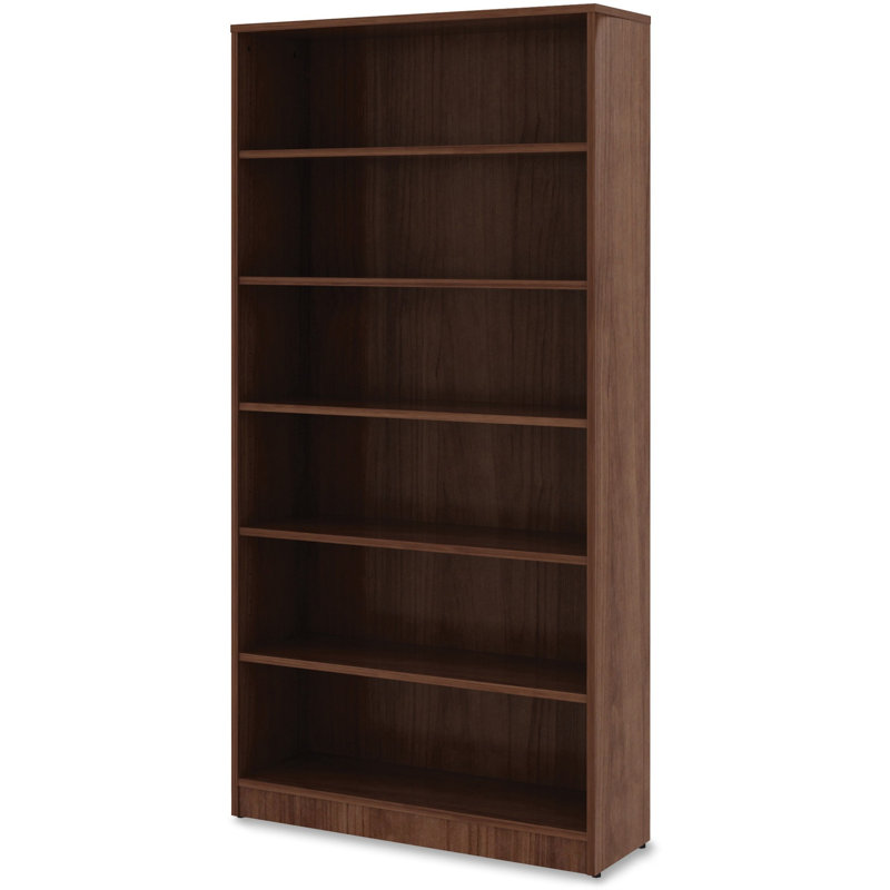 Orlanda Bookcase, Walnut, (6 Shelves) 73" H x 36" W x 12" D