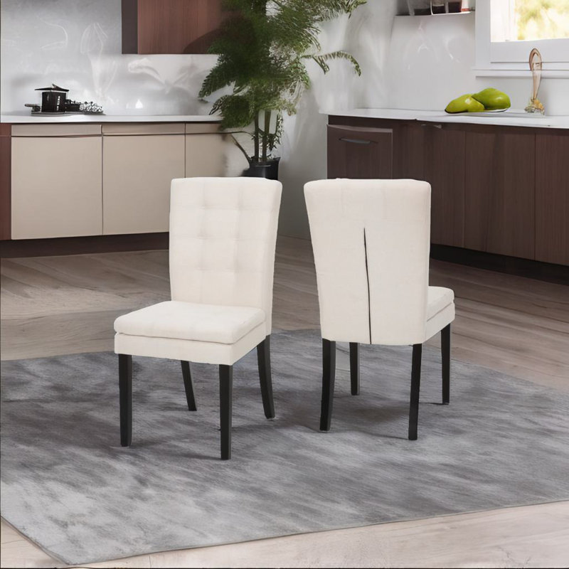 Dining Chair 2pcs, Beige
