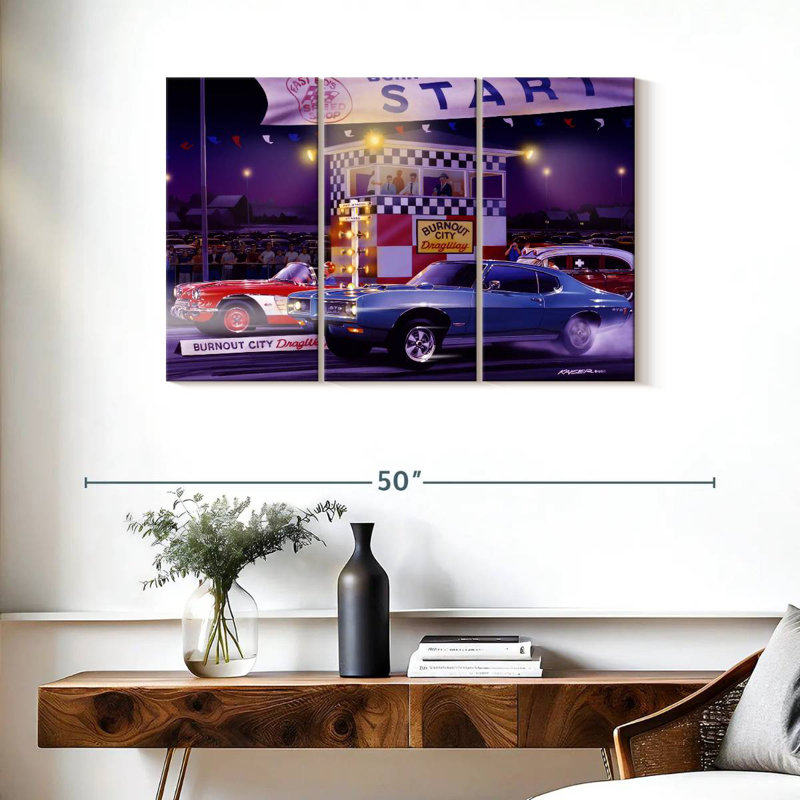Mehar Drag City, 24" H x 38" W