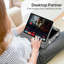 Support pour tablette, support pour iPad multi-angle pour les genoux, le lit et le bureau, support de tablette souple pliable avec support pour stylet-132844125