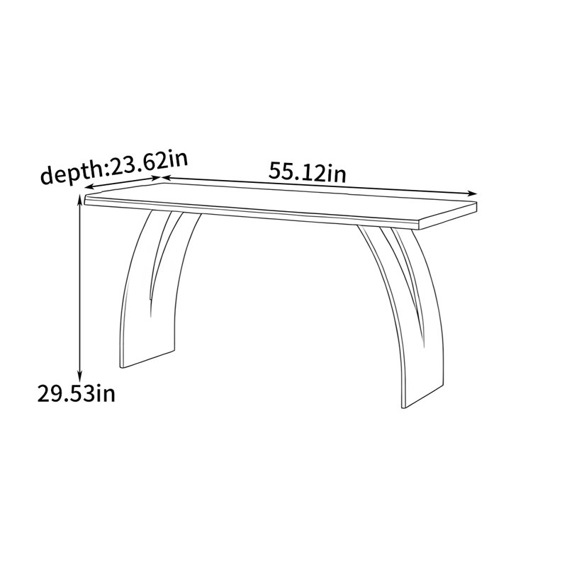 Bureau d'apprentissage et banc de travail, H 29,53 po x l 55,12 po x P 23,62 po
