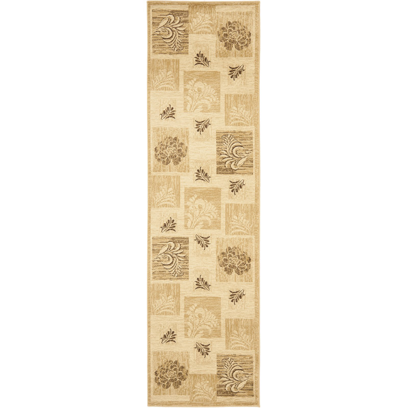 Klose Performance Floral Rug, Runner 2'3" x 12'