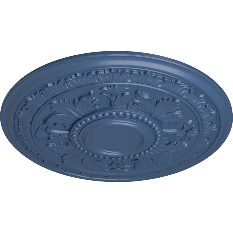 Endurathane Tellson Ceiling Medallion, 30 5/8"OD x 2 1/2"P (Fits Canopies up to 6 3/4"), Hand-Painted Americana Finish