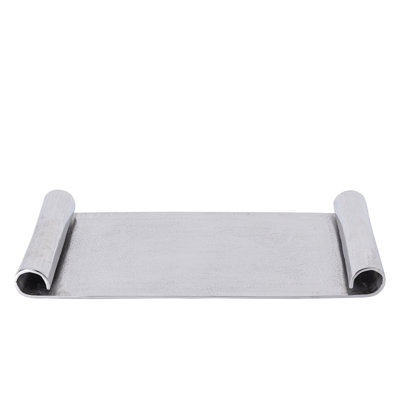 Plateau à volutes en aluminium