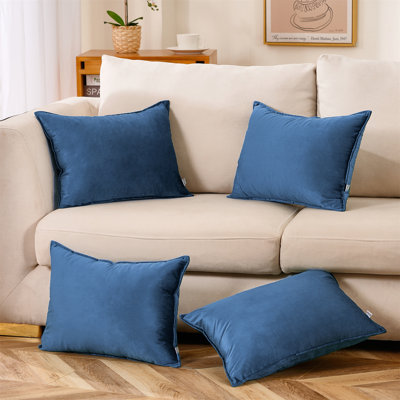 Velvet Reversible Throw Pillow