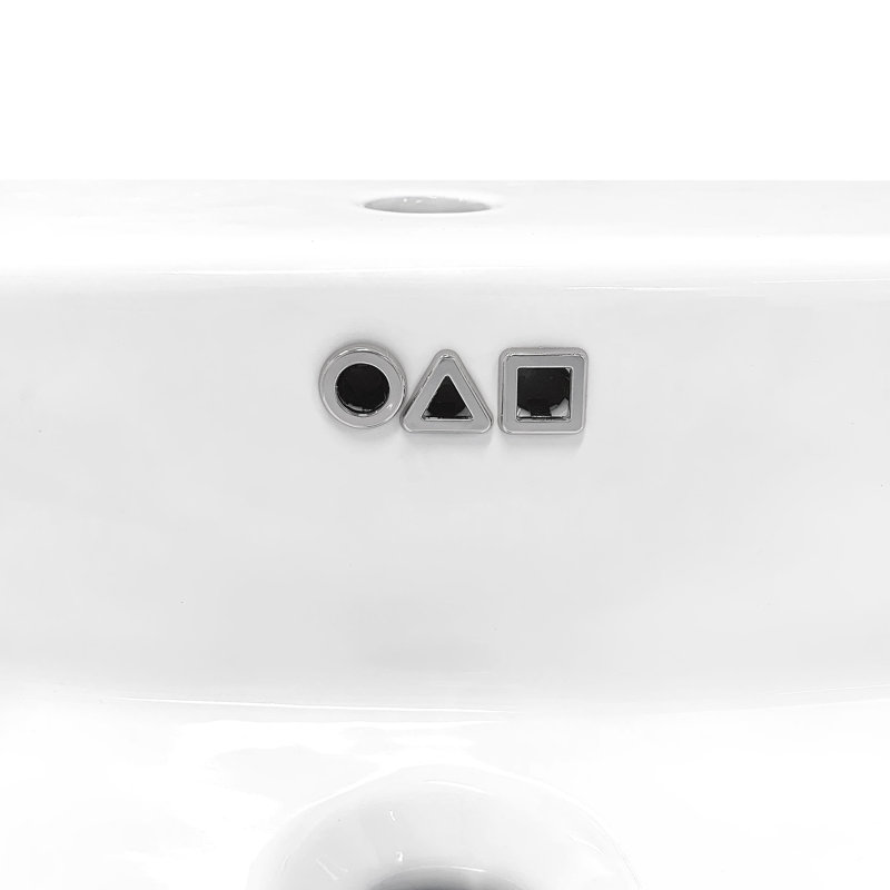 Lavabo de salle de bain mural St. Tropez